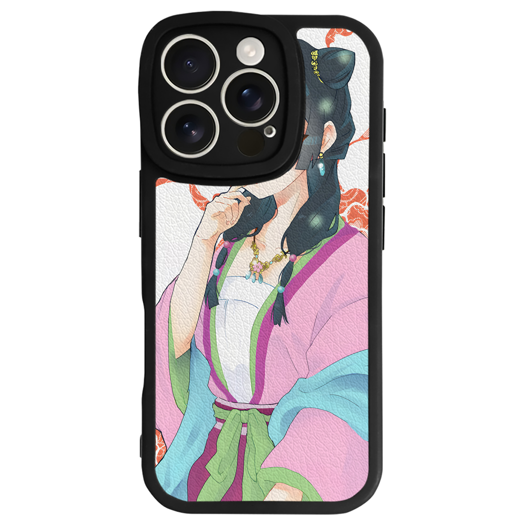 （画像用） 薬屋のひとりごと The Apothecary Diaries 【iPhone 16シリーズ対応】シリコンスマホケース（レザー調） 材質：シリコン